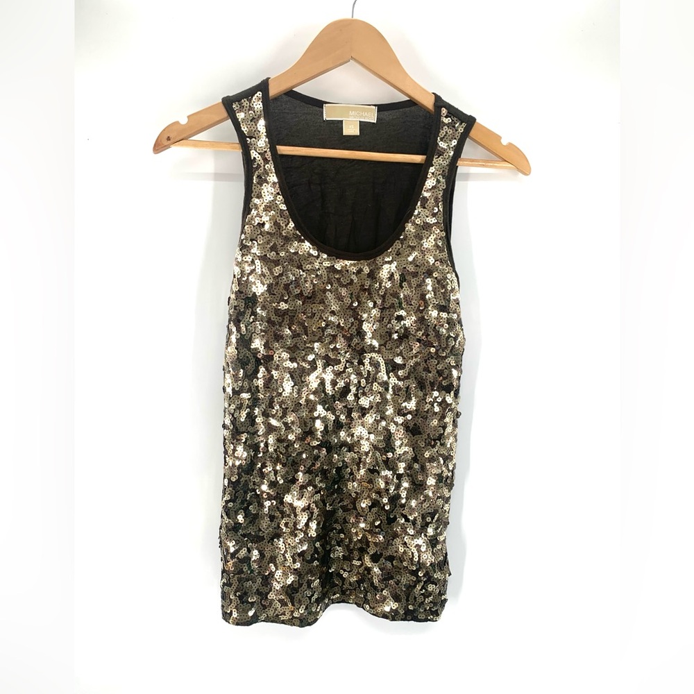 Michael Kors Women's Sequin Tank Top Size XS